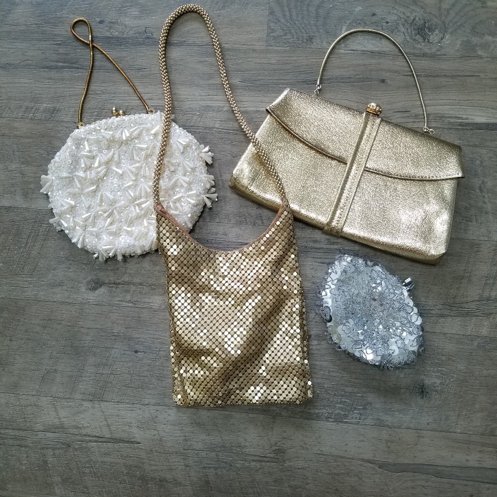 Vintage evening purses bundle of four